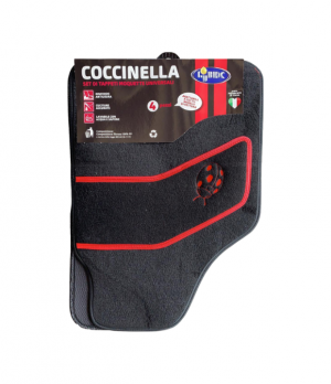 Lubex 4 Tappeti Coccinella Moquette