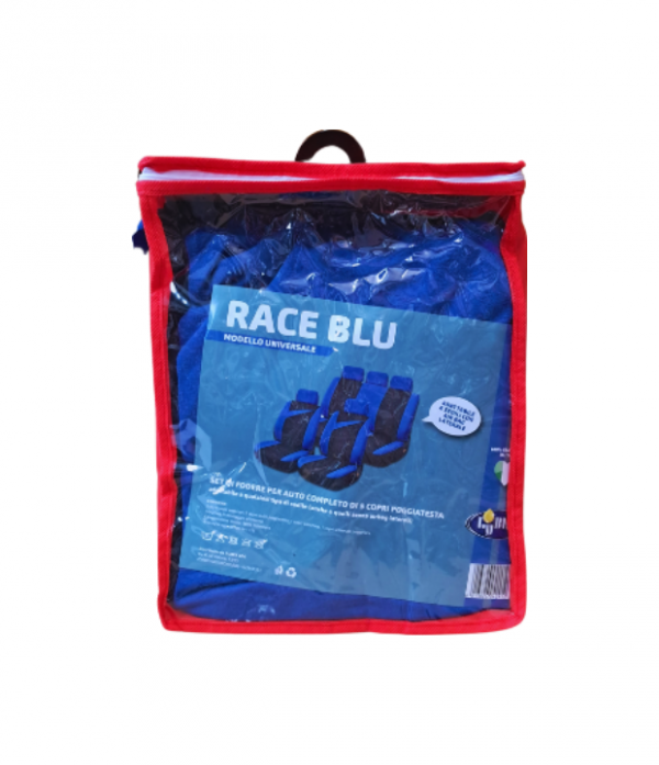 Lubex 9 Coprisedili Race Blu