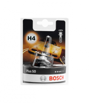 Bosch 1 Lampadina H4 Plus 50