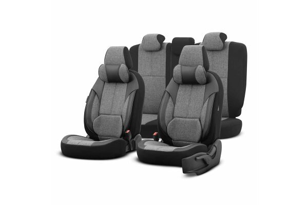 Lubex 1 Coprisedile Racing Nero / Grigio